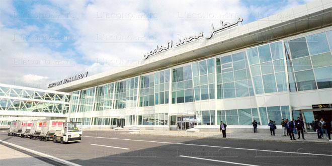 <span>المطار الدولي محمد الخامس</span>

