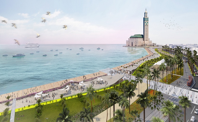 <span>The Sea Promenade of Hassan II Mosque</span>

