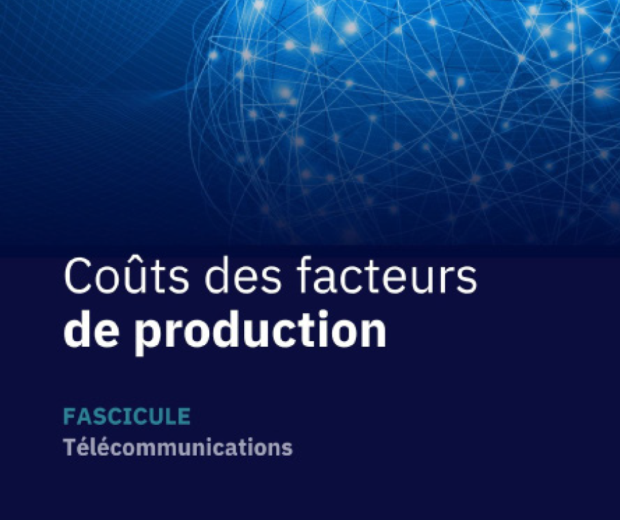 <span>Coûts des facteurs de production : Télécommunications</span>

