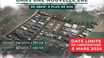 AMI pour l’acquisition de lots de terrains et la réalisation d’unités industrielles au sein des parcs industriels de Lakhyayta Park Industries (LPI) et Soualem Park Industries (SPI)