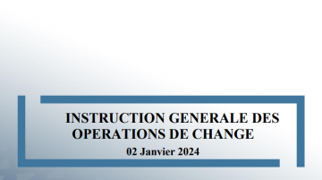 INSTRUCTION GENERALE DES OPERATIONS DE CHANGE  Janvier 2024