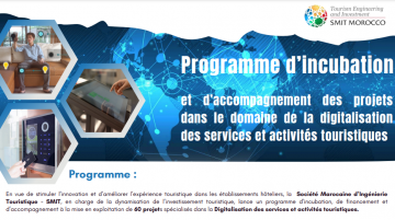 Lancement de 3 programmes d'incubation  par la SMIT